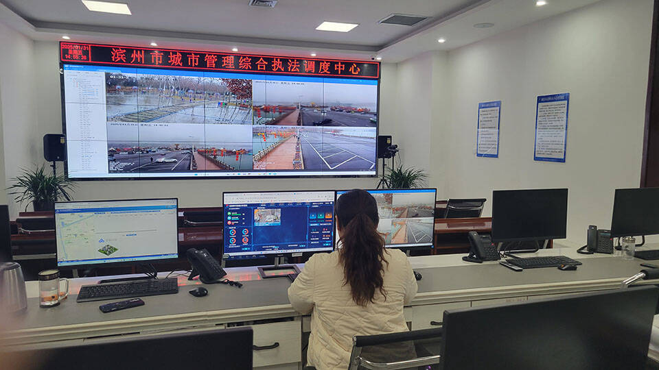 春節我在崗丨濱州智慧城管人守護“年味”顯擔當