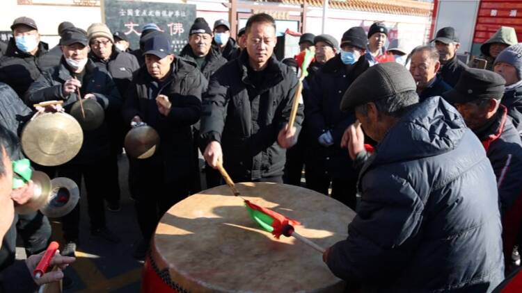 博興：正月初八逛廟會  歡歌笑語祈新福