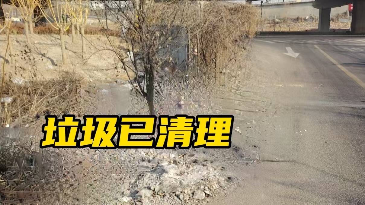 網絡問政·辦實事丨網友反映垃圾堆放已久 留言后清理完畢