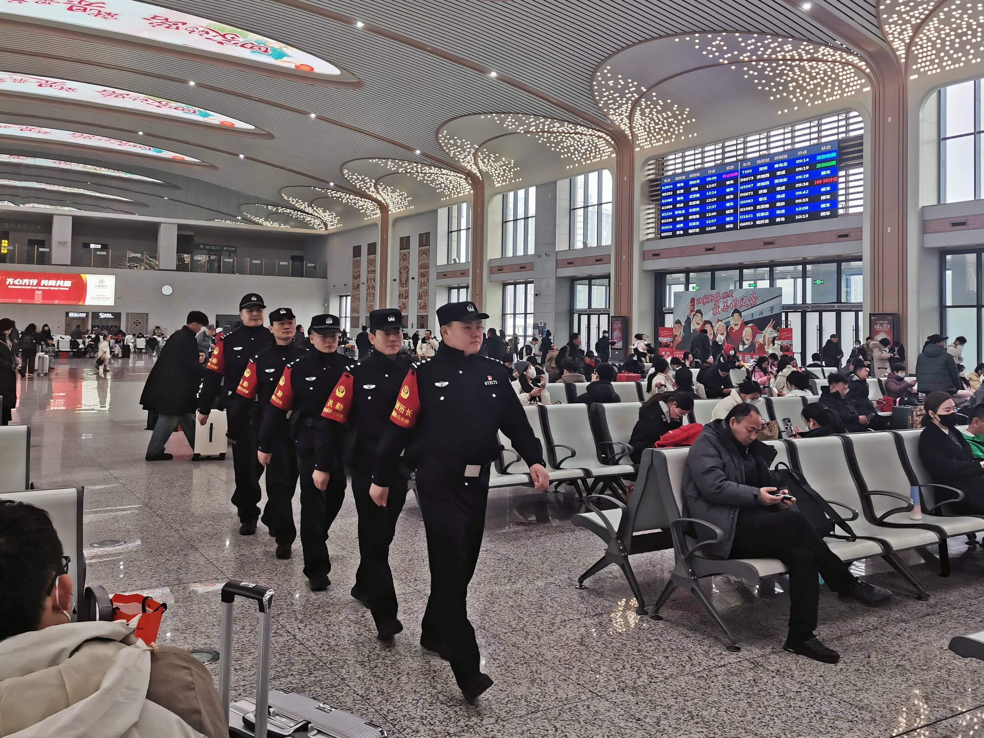 今年春运以来淄博站派出所抓获8名嫌疑人