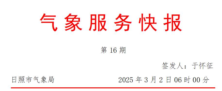 寒潮天气持续！最低气温-2℃