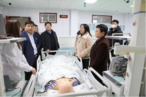 济南市人才服务中心来济南护理职业学院观摩交流