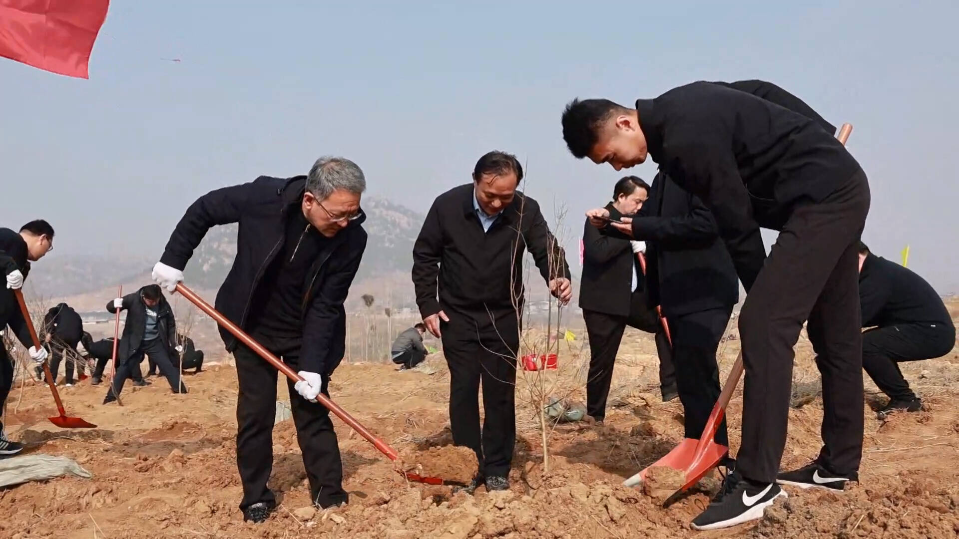 枣庄山亭：忙趁春风植新绿 共“绘”生态新画卷