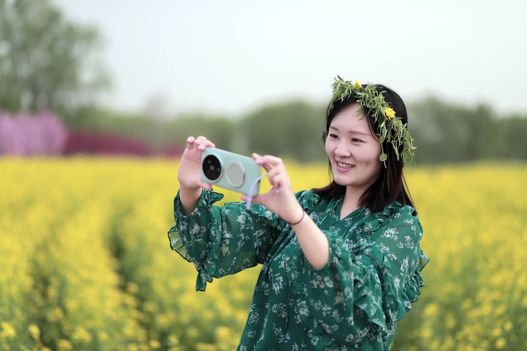 限定浪漫！莒县沭河公园油菜花盛开