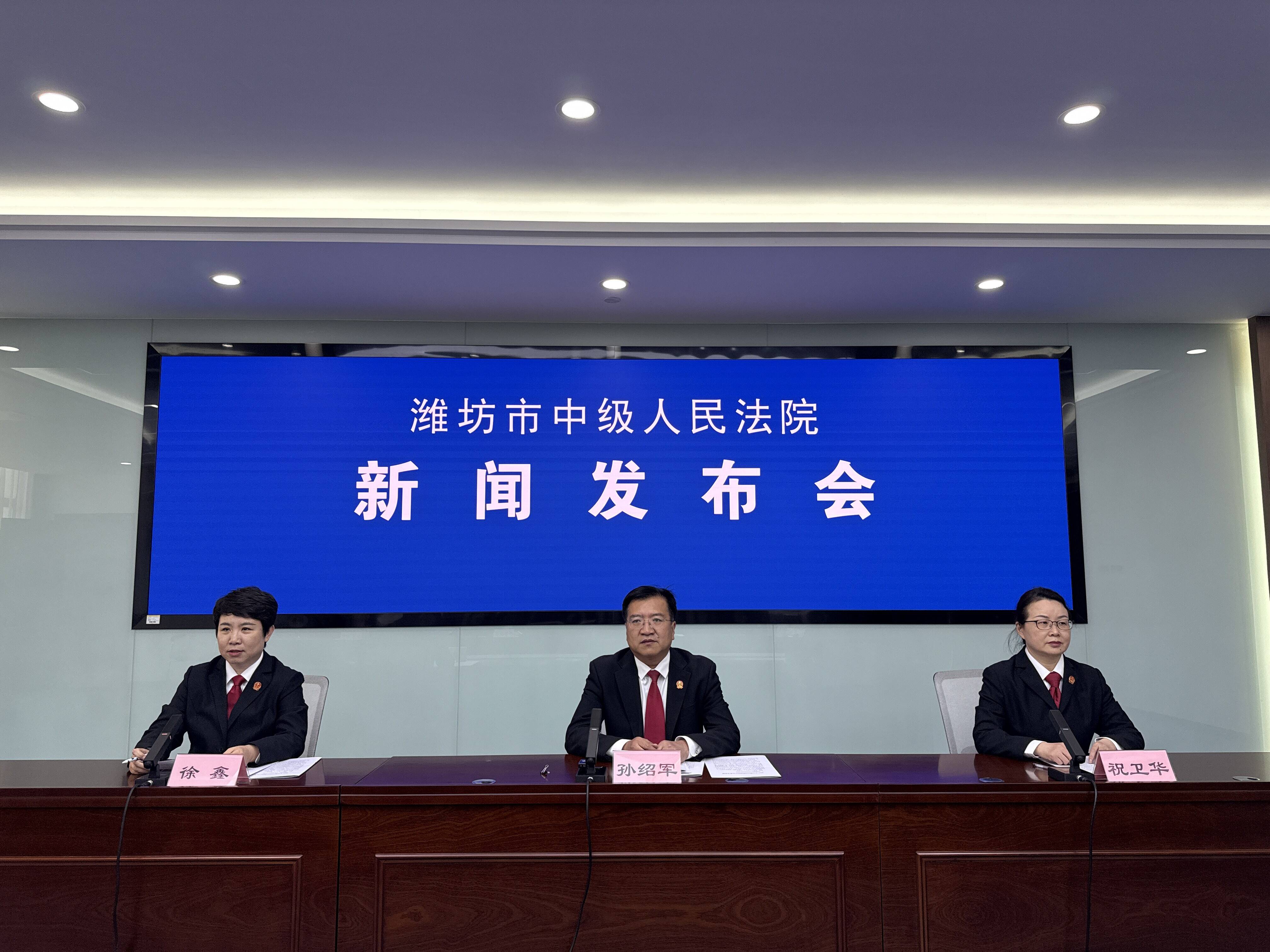 2024年潍坊全市法院审结各类知识产权案件2506件