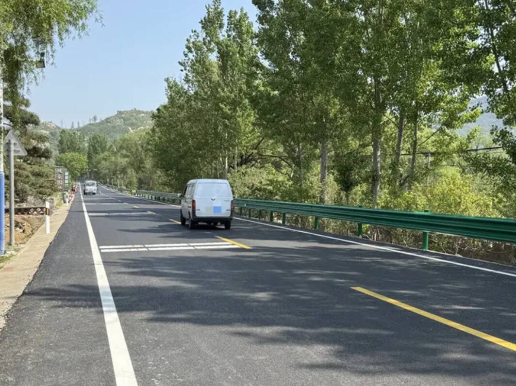泰安今年第一个普通国省道养护项目交工通车