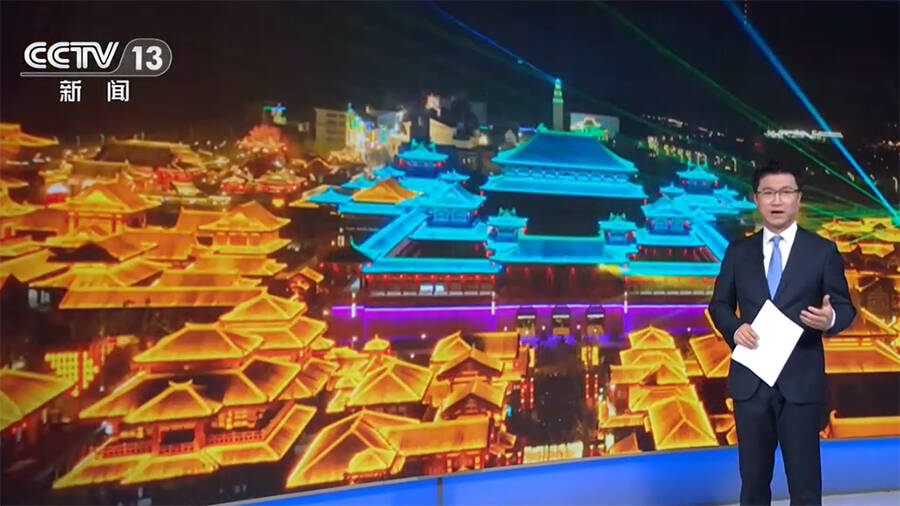 央视《东方时空》聚焦德州：交响乐、十二花神、NPC互动……跟着记者夜游乐陵影视城