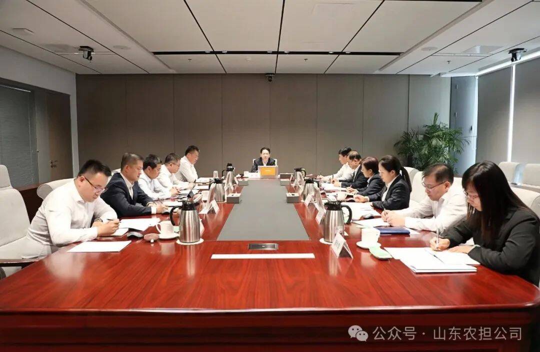 山東農擔召開風險防控專題會議
