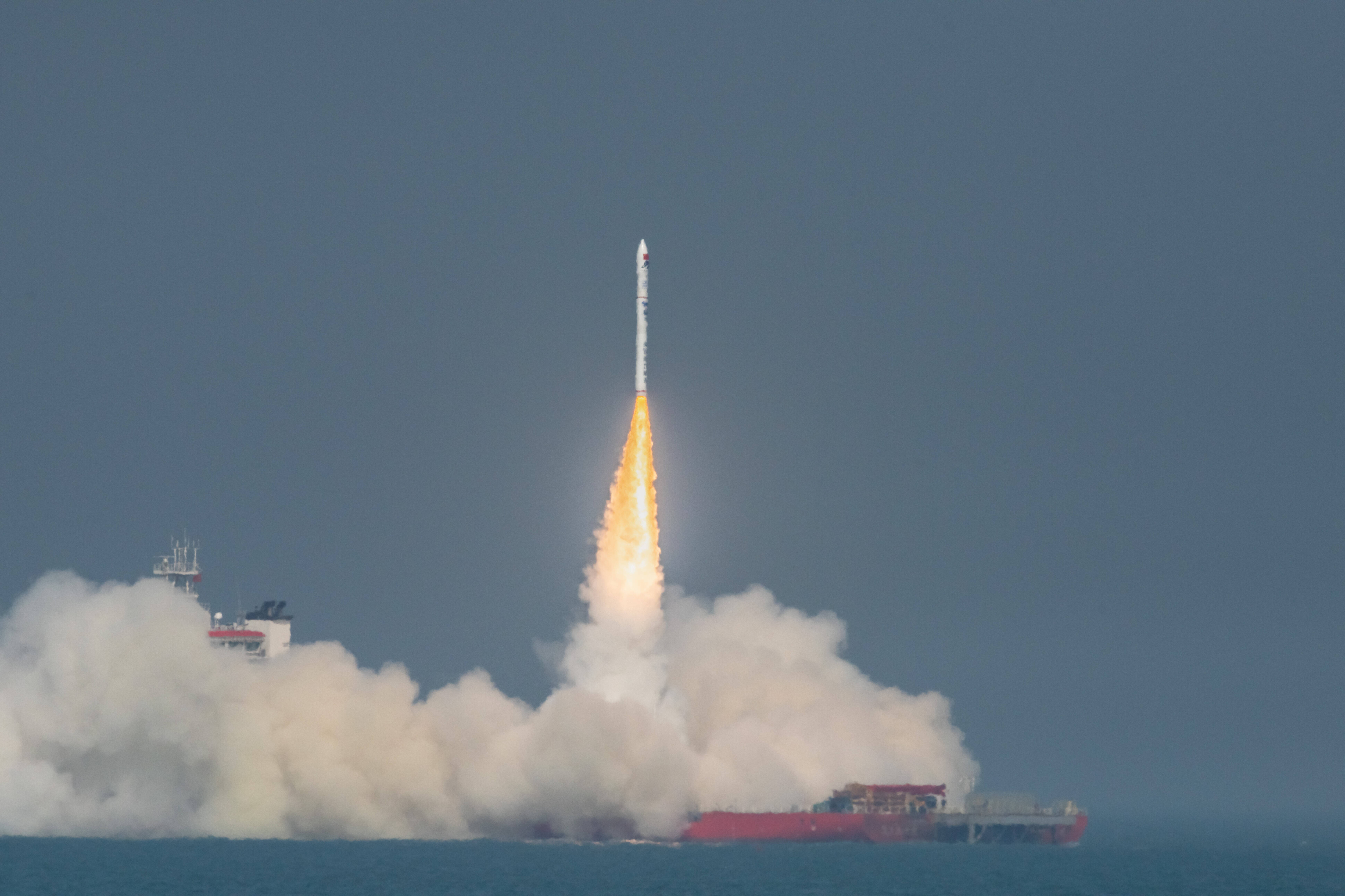 一箭四星，硬核上天！山东又刷大火箭了