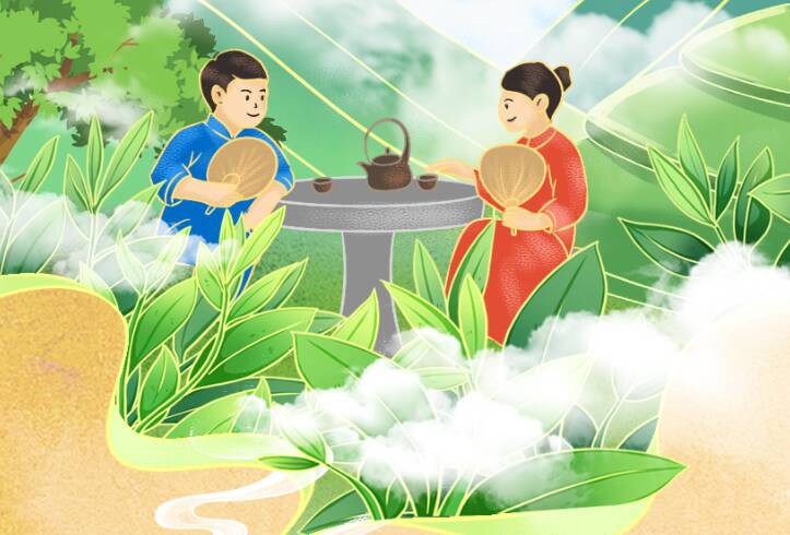 天天學習｜“茶”字拆開，就是“人在草木間”