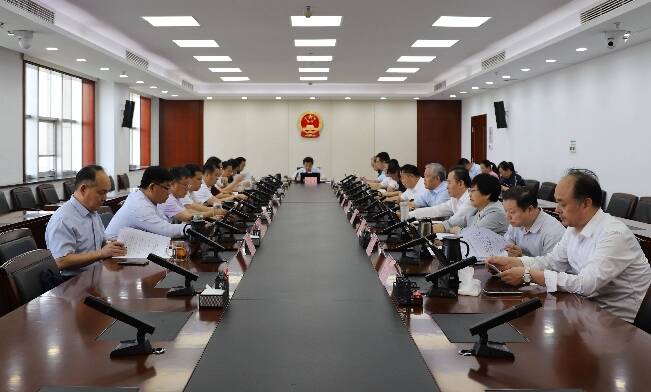 濱州市十二屆人大常委會舉行第61次主任會議