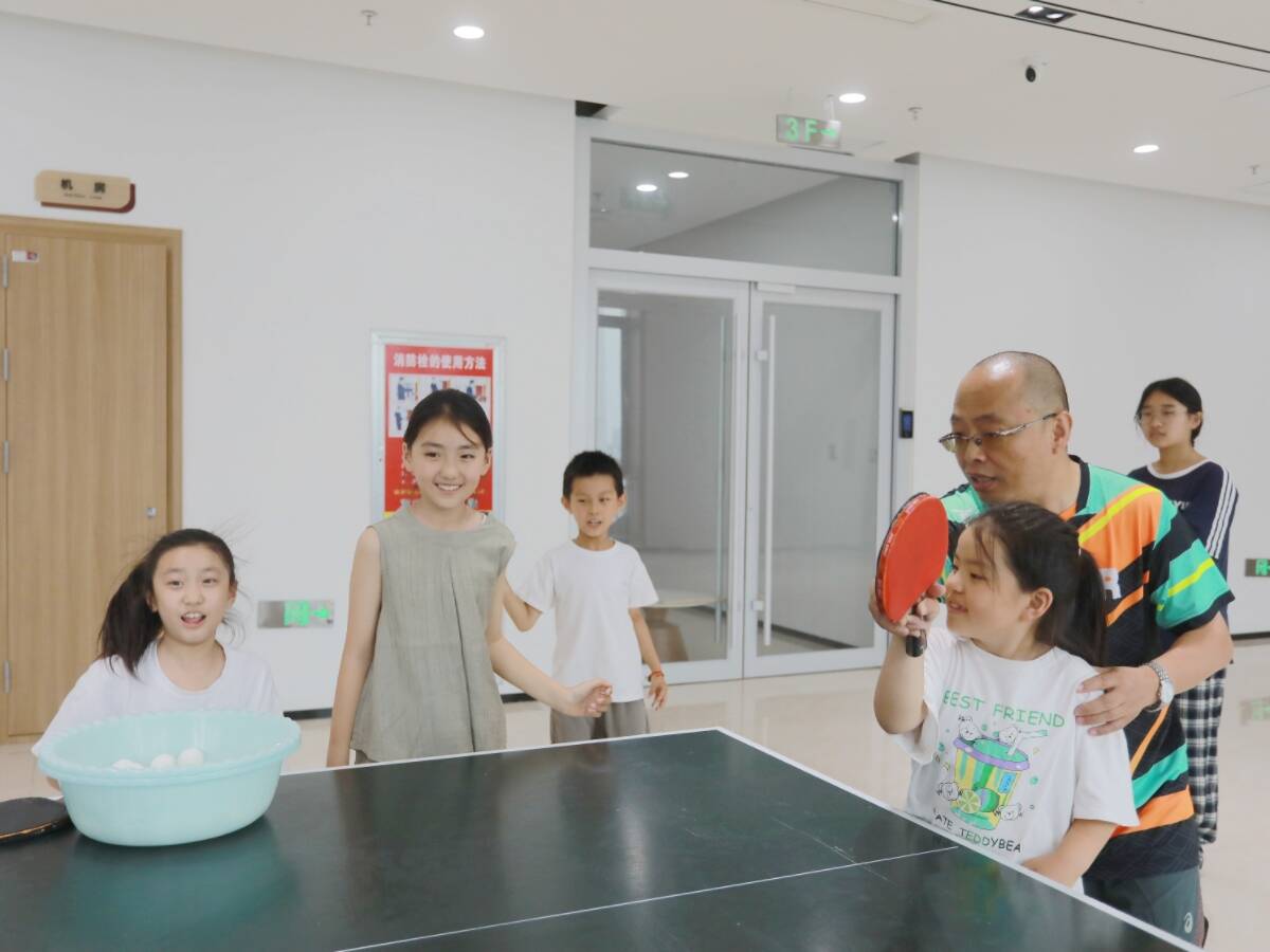 陽信：“墨香乒乓”公益課給孩子特別的六一禮物