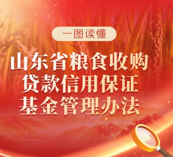 一圖讀懂《山東省糧食收購貸款信用保證基金管理辦法》