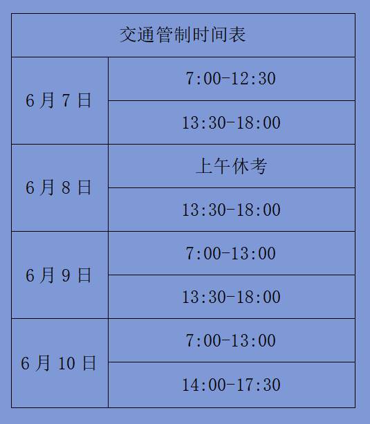嘉祥县公安局发布关于2025年高考期间部分道路实行交通管制的通告