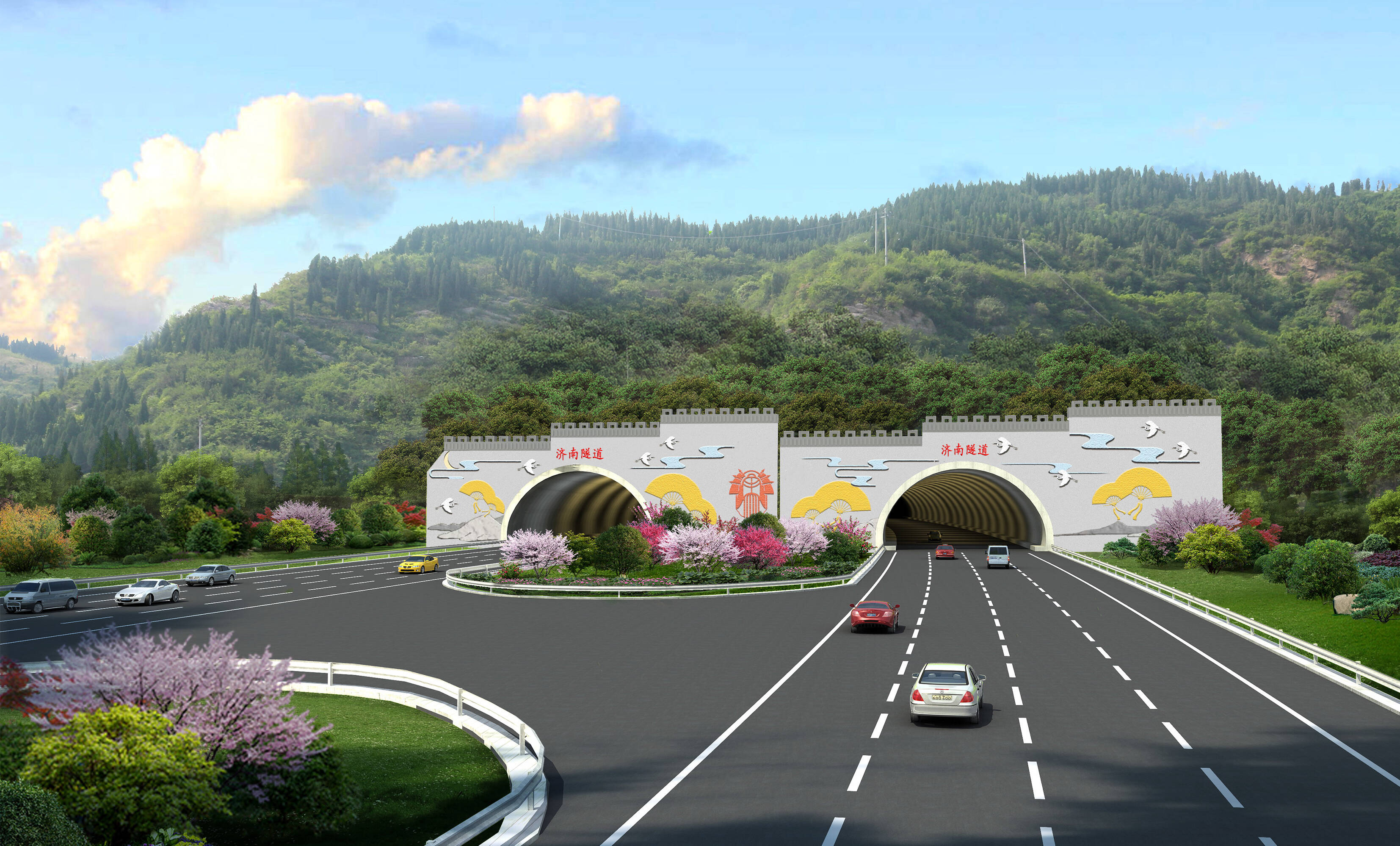 國內首座原位改擴建高速公路隧道——濟南繞城高速“濟南隧道”開工建設