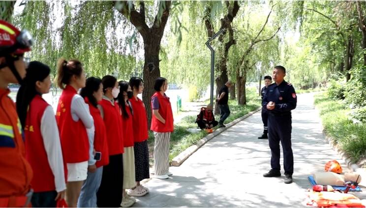 潍坊昌乐：学知识、强本领 织密基层防溺水安全网