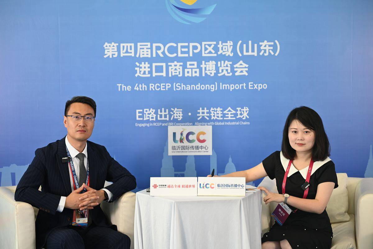 临沂联通国际SDWAN赋能第四届RCEP区域进口博览会 融媒跨境直播畅行无阻