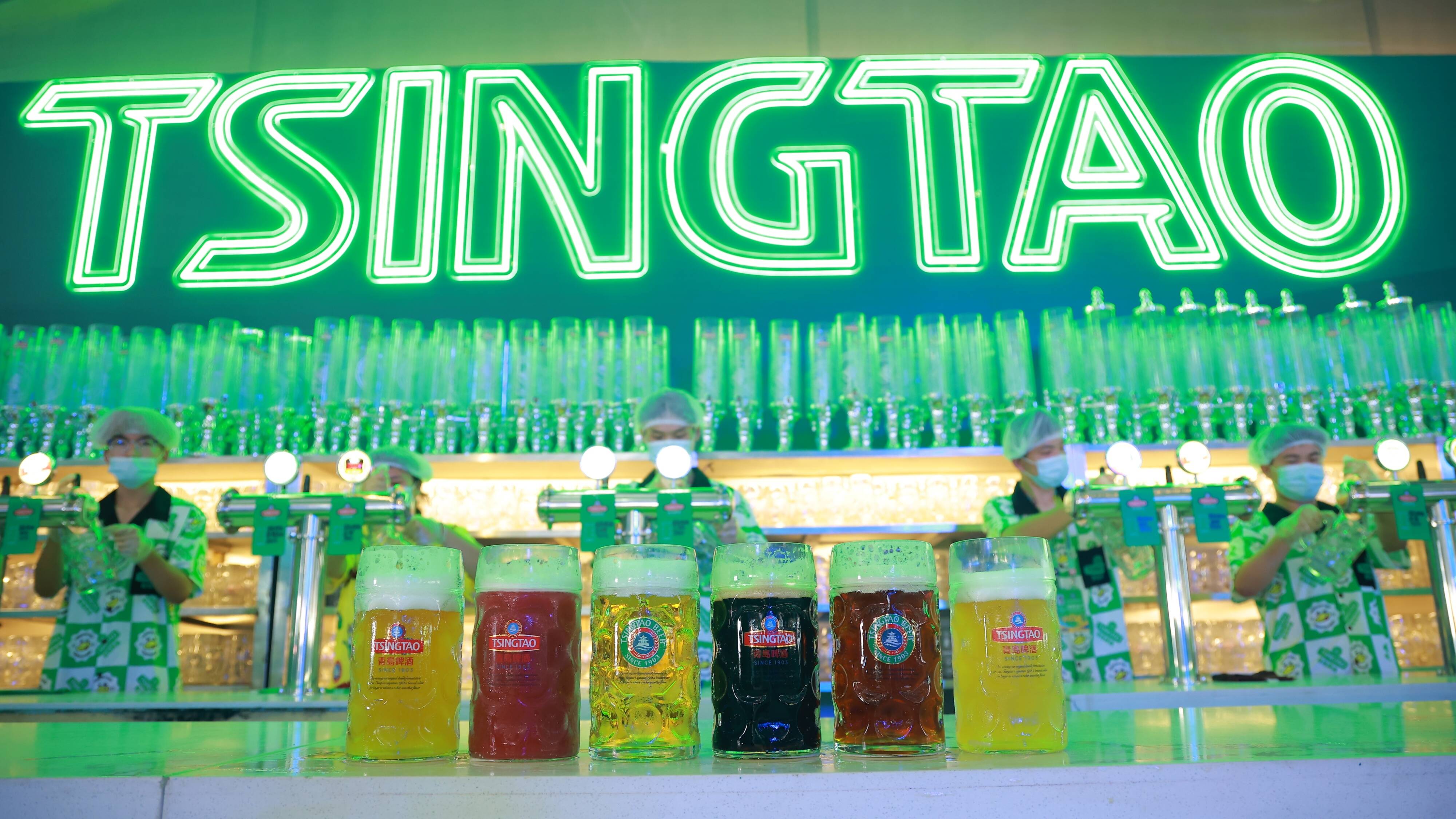 抢先看！金沙滩啤酒城九个啤酒大篷焕新升级