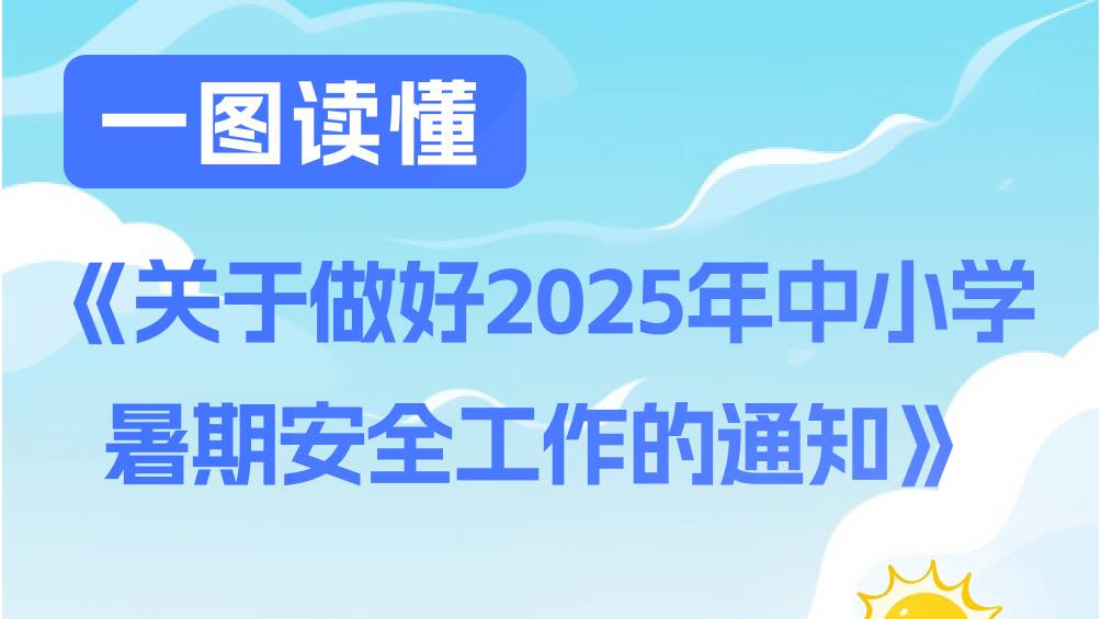 教育部重要通知！事关暑期安全，一图了解→