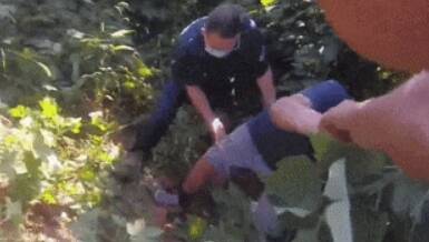 泰安一老人外出坠入沟内 警民联手紧急救援