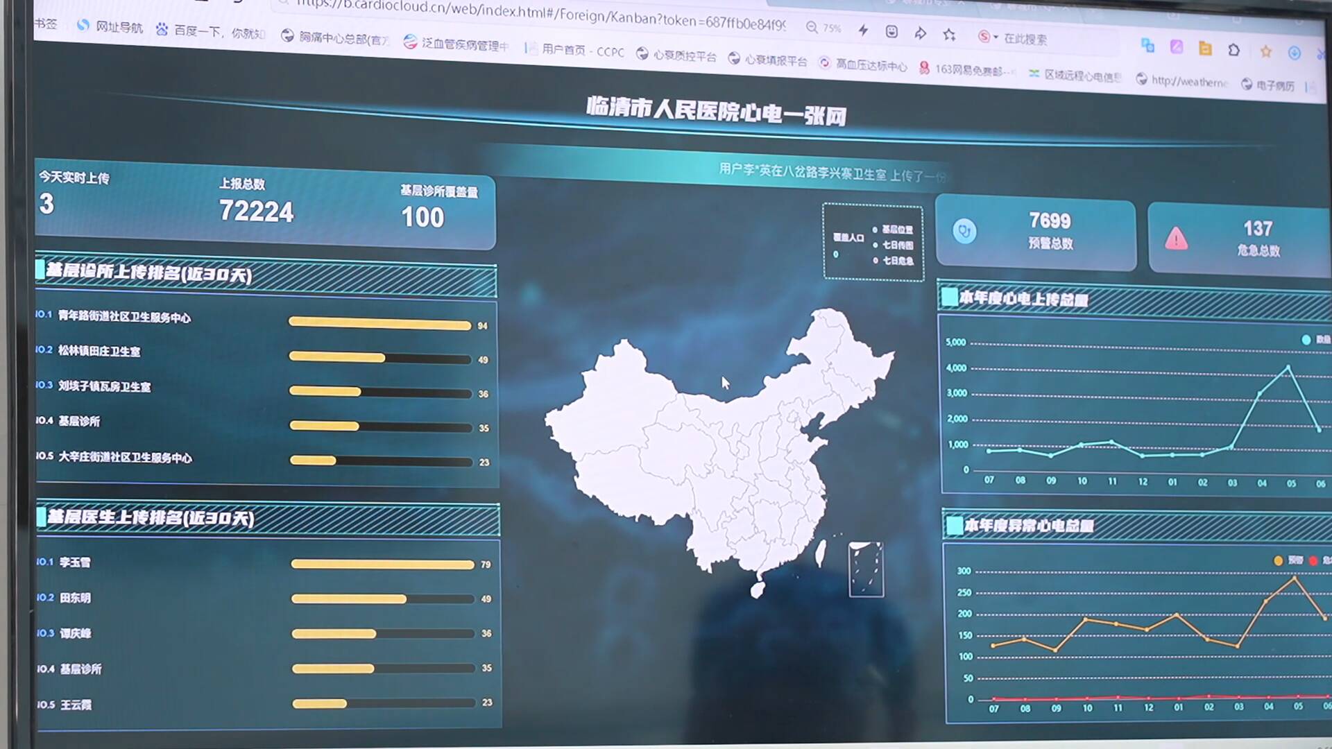 数据连城乡，临清“心电一张网”平台守护百姓健康