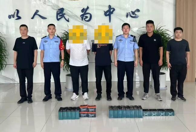 鄒平公安成功破獲一起系列盜竊電動車電瓶案