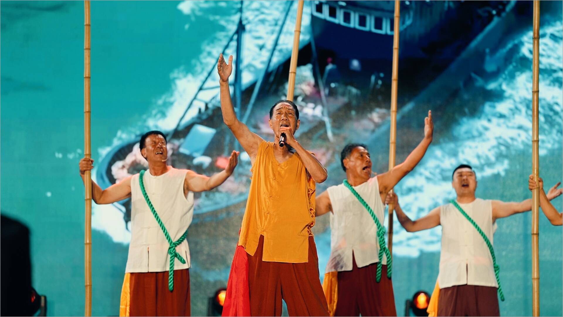 嵐山號子唱響“村歌嘹亮”全國舞臺 蕩氣回腸滿滿都是力量