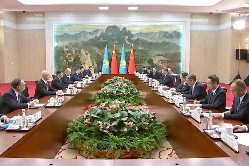視頻丨習近平會見哈薩克斯坦總統：時隔兩個月再次會晤 充分體現了中哈關系的高水平和特殊性