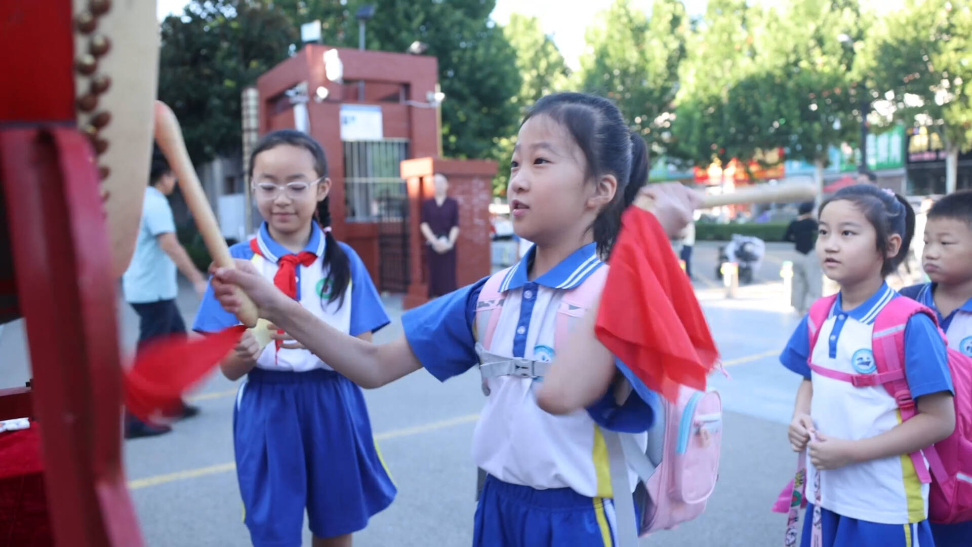 开学第一天|泰安市岱岳区:传统文化润心田 启智承雅筑梦新学