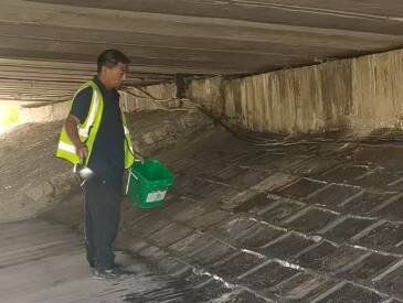 庆云公路分中心：整治桥下空间 提升路域环境