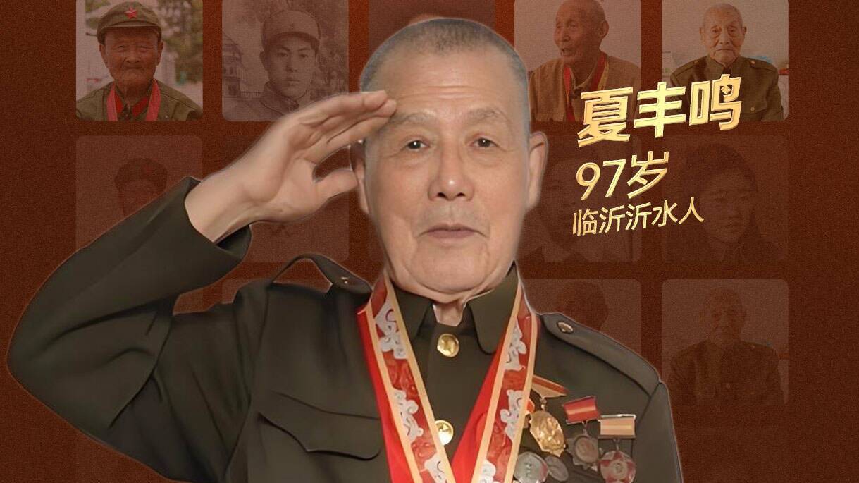 “致敬！老兵”系列人物海報｜夏豐鳴：穿上軍裝就得豁出命去 看戰友倒下時最痛苦