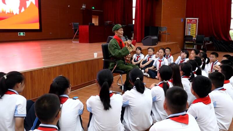 泰安:英烈文化进校园 红色九月燃动青春信仰