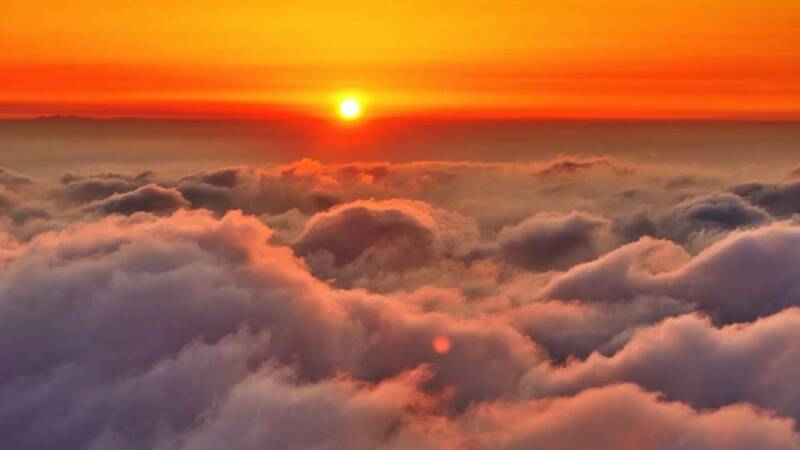 泰安:秋染岱宗 云海日出撼人心