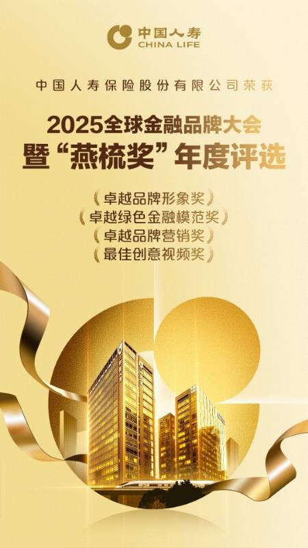 中国人寿斩获2025“燕梳奖”四项大奖 多维实践彰显金融领军实力