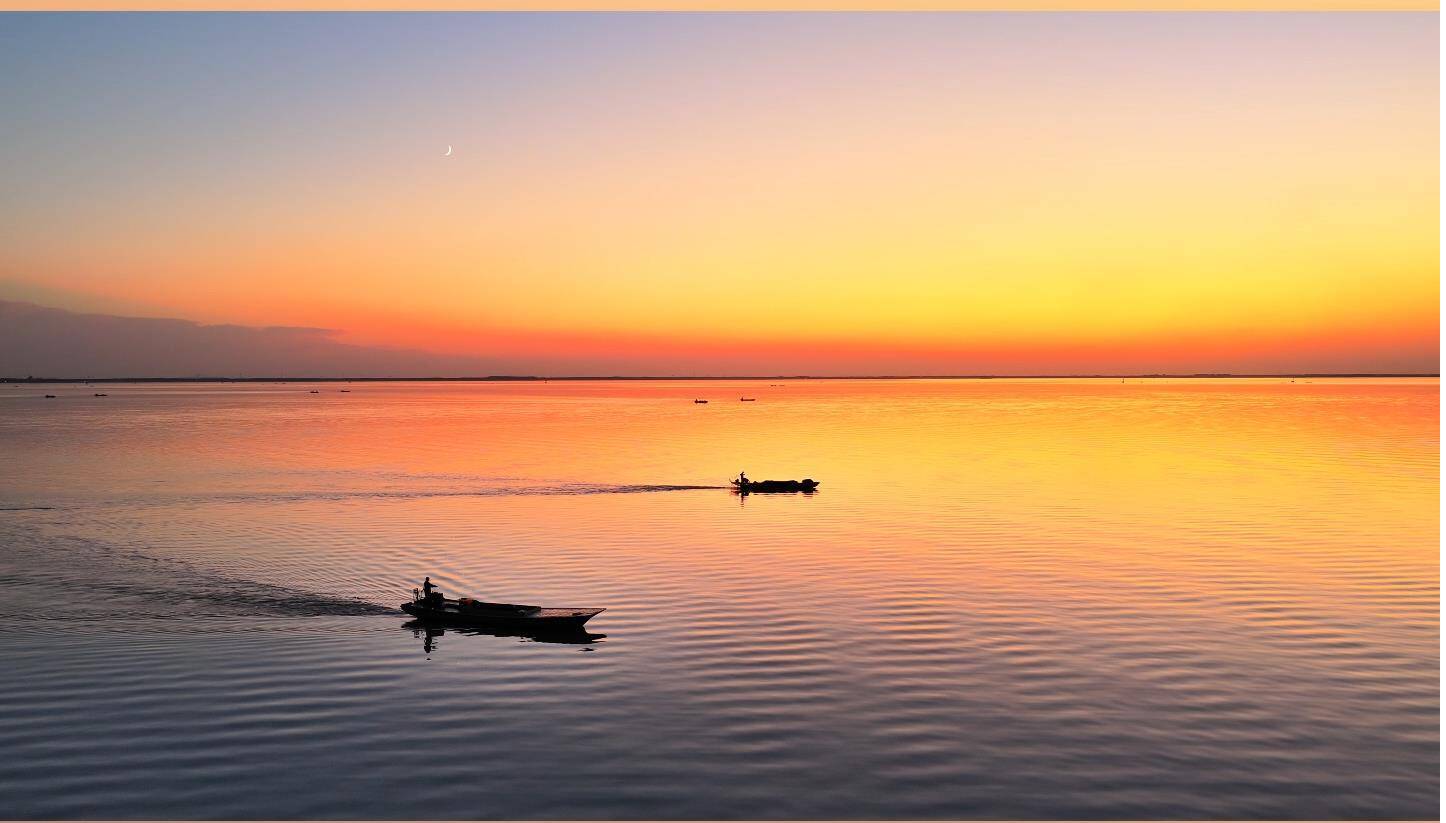 金色东平湖 秋日里最独特的景致
