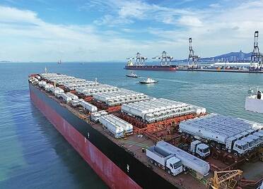 434台重卡 出口非洲