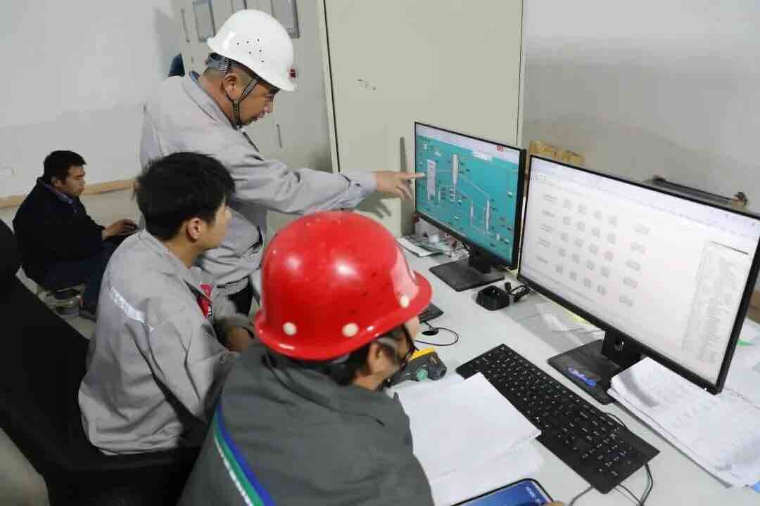 鲁银储能建穴配套120万吨制盐项目联动试车圆满成功