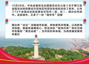 烟台获评全国法治政府建设示范市