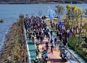 龙口市：骑行赛事牵线 激活乡村新活力