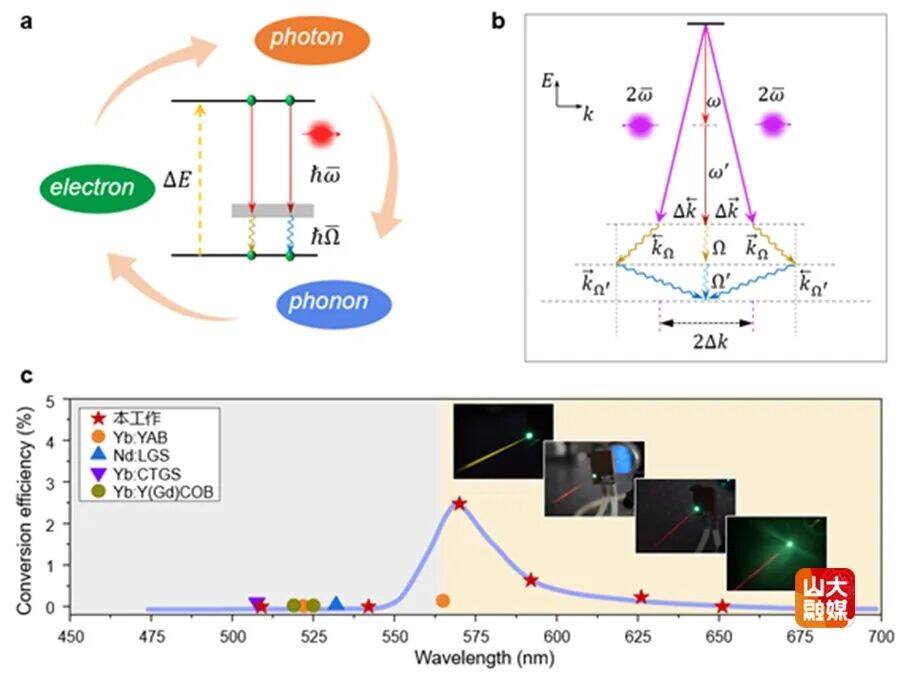 山东大学科研团队在声子耦合激光晶体材料领域取得新进展