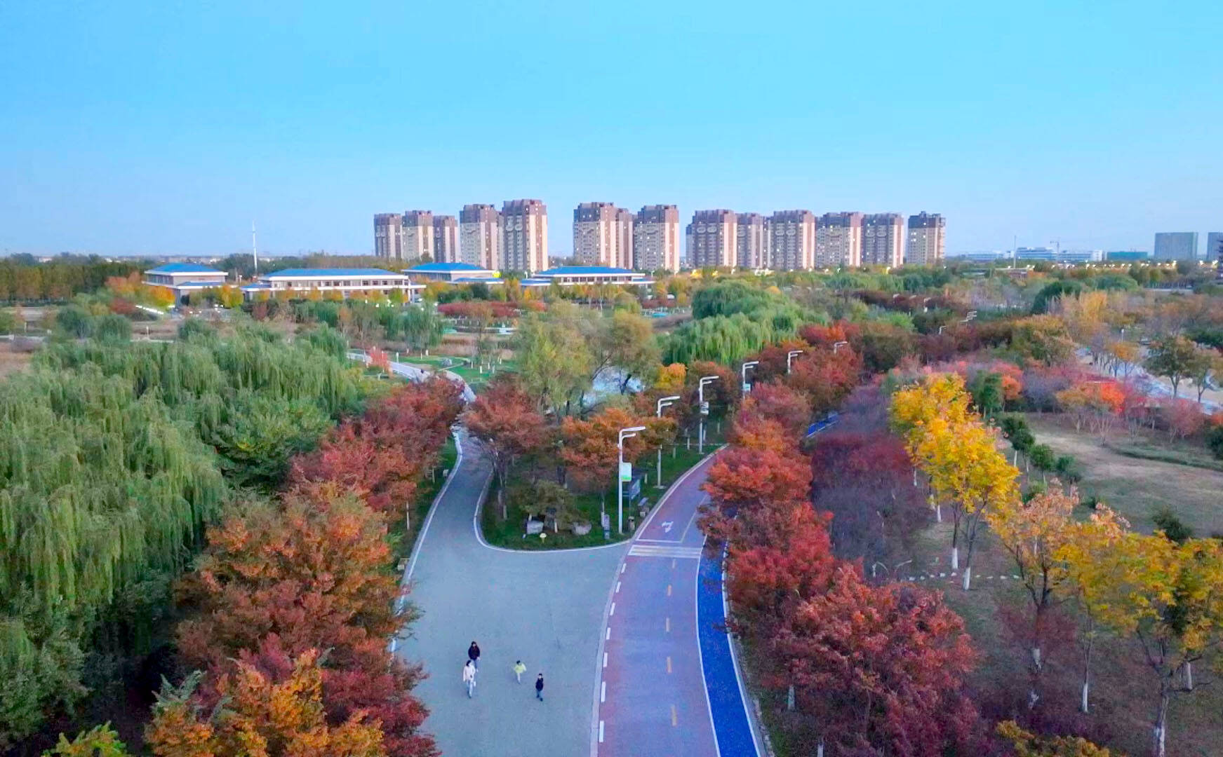 秋色斑斓醉游人