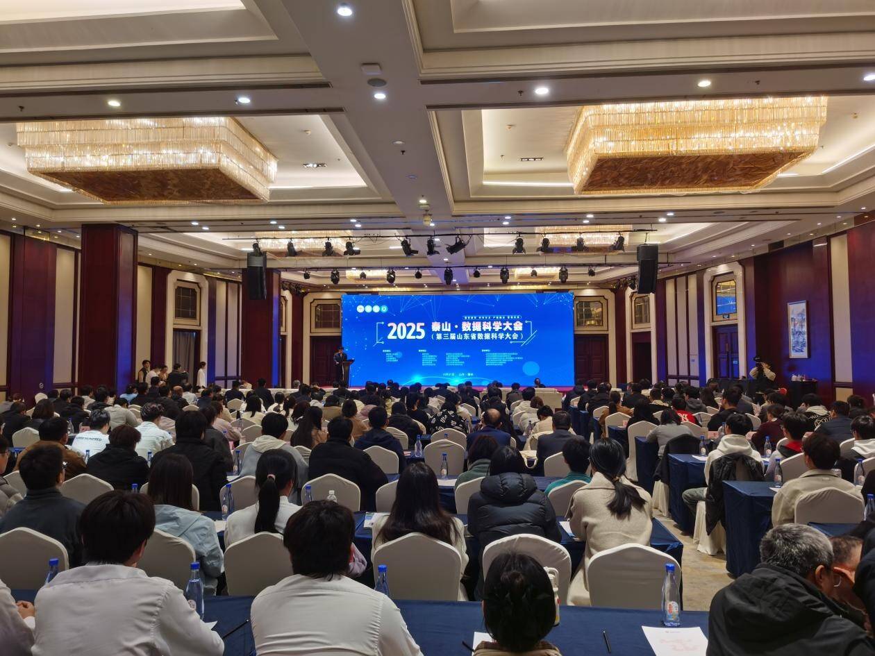 2025泰山·数据科学大会开幕式在德州举行 王桥、赵彦云等专家学者出席