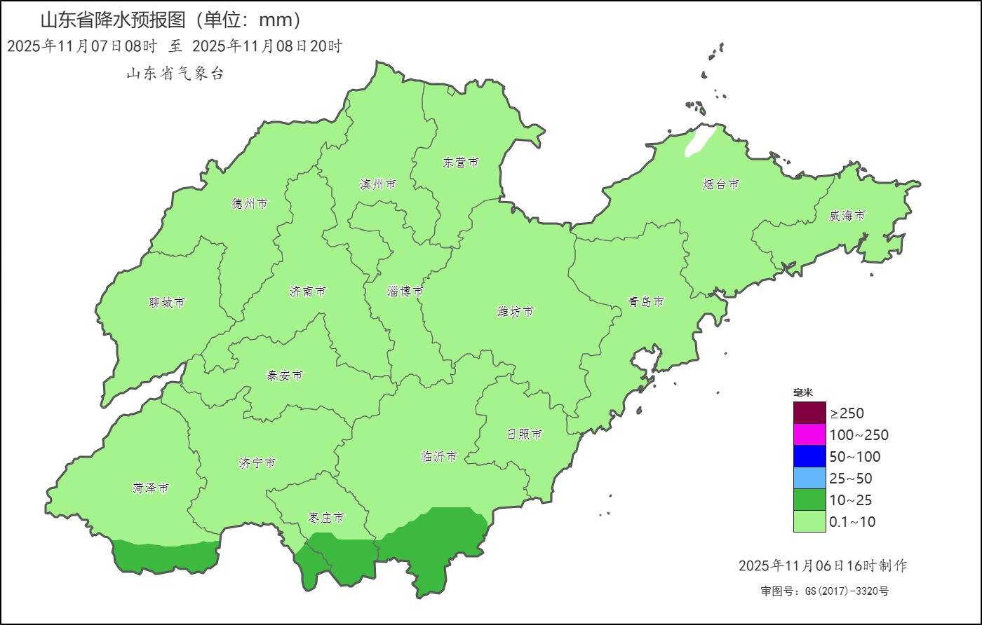 对秋种有影响！山东明后两天自西向东有降雨 4市局部中雨