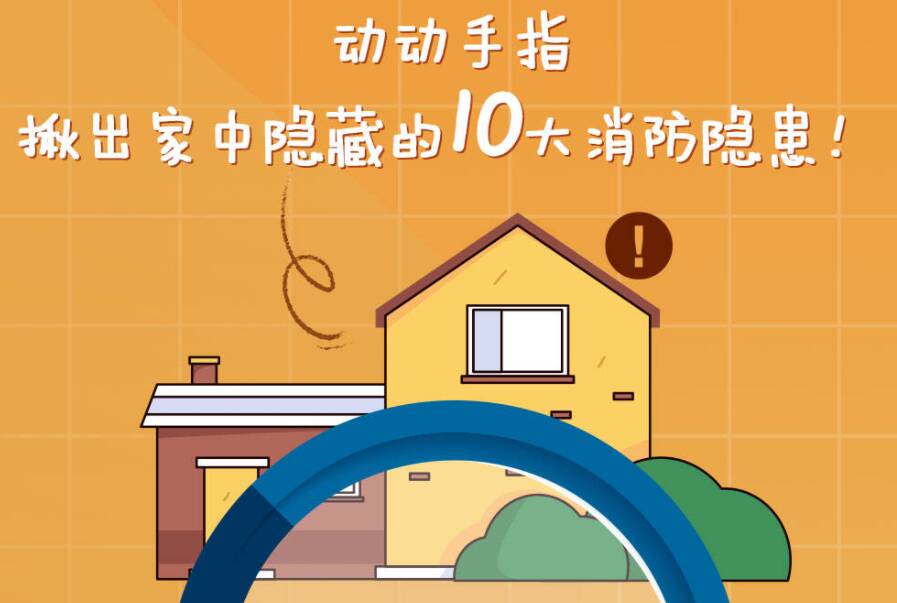 跟着场景式互动游戏 排查家中消防小隐患、筑牢大平安