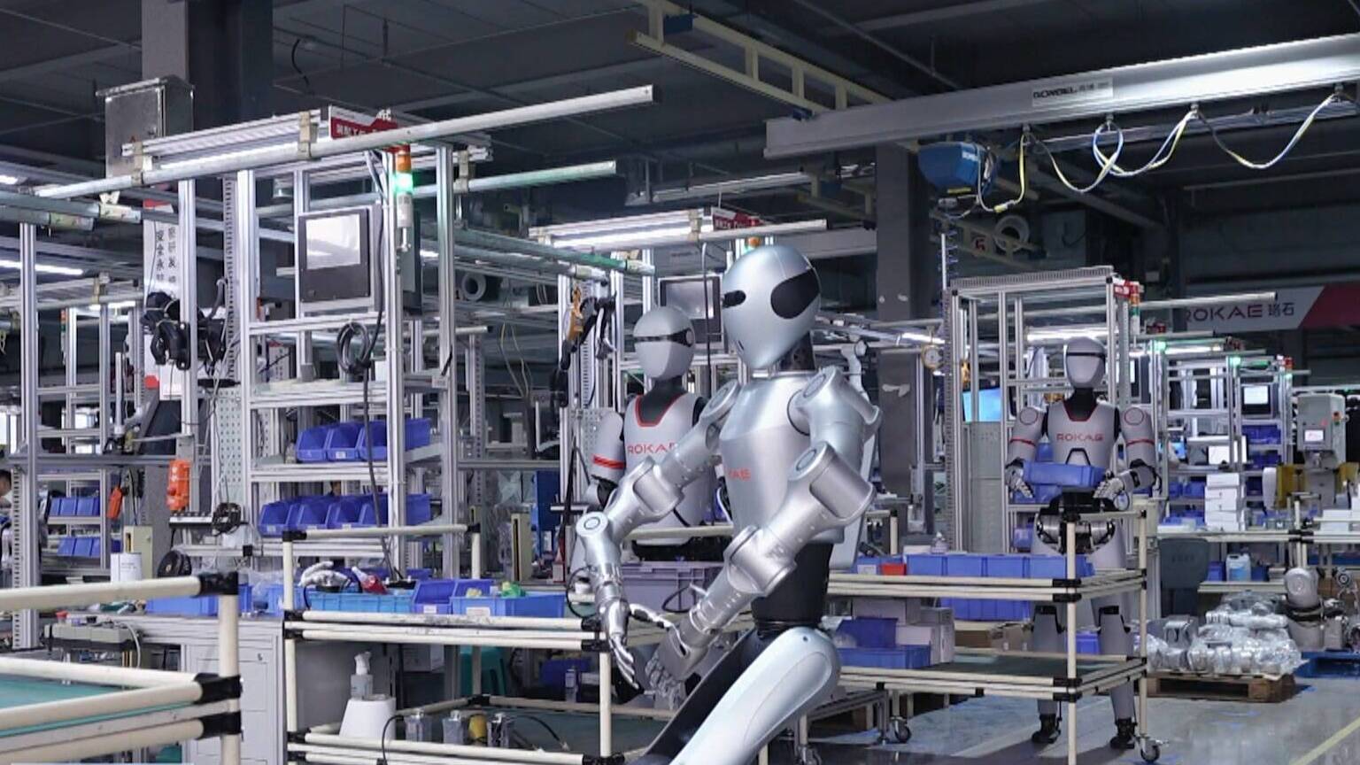 【学习贯彻党的二十届四中全会精神】工业机器人制造基地