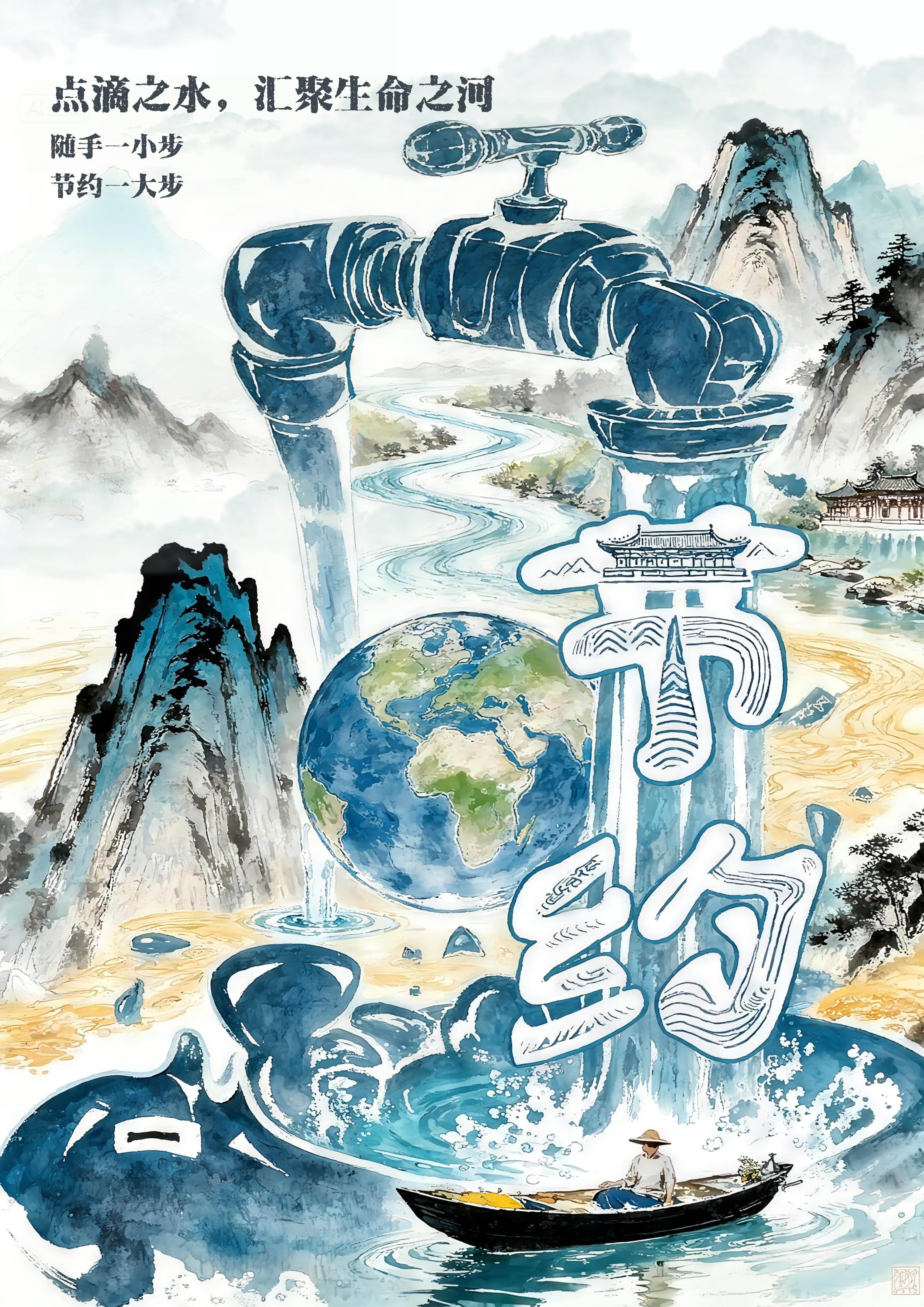 平面类：铜奖作品《点滴之间》