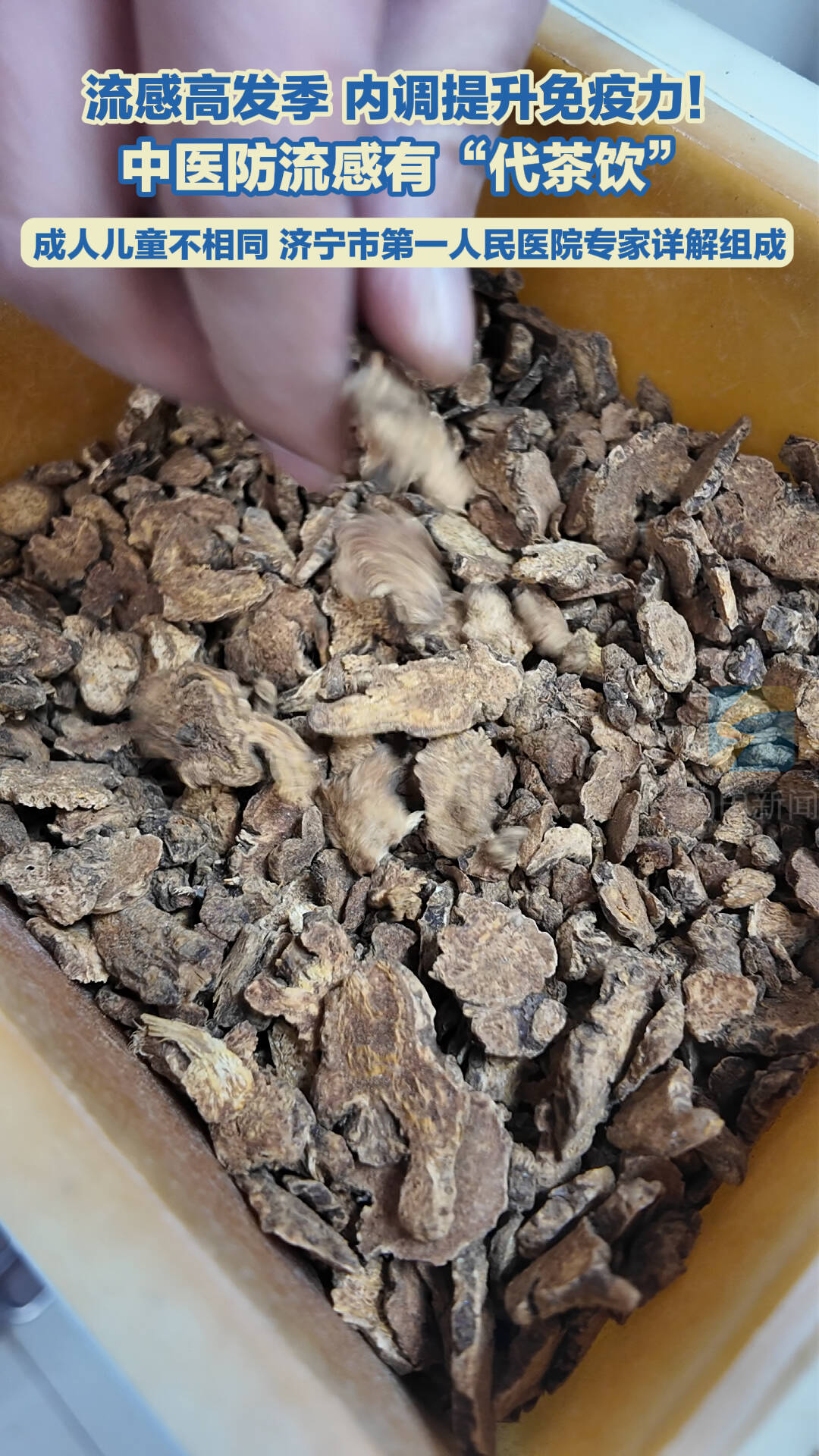 流感高发季 内调提升免疫力！中医防流感有“代茶饮” 济宁市第一人民医院专家详解组成