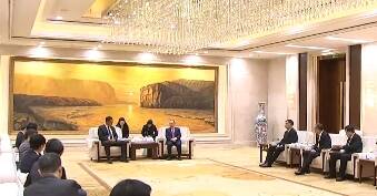 宋永祥会见万浦集团客人