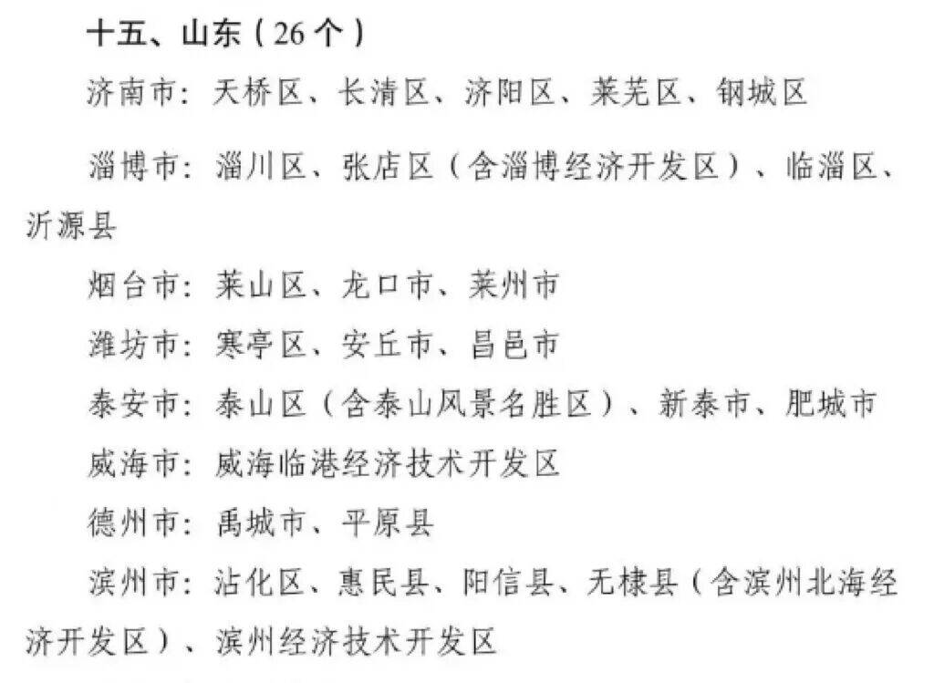 山东26个！教育部公布2025年国家学前教育普及普惠县（市、区）名单（第一批）