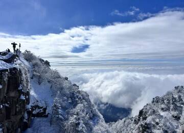 组图丨瑞雪覆岱宗 仙境落人间